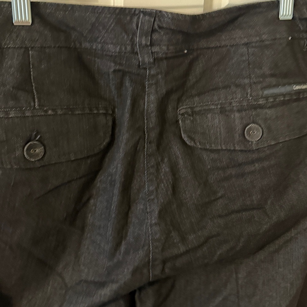 Calvin Klein Women’s Plus Black Denim Trouser Jeans High Rise Size 24W - Picture 7 of 8